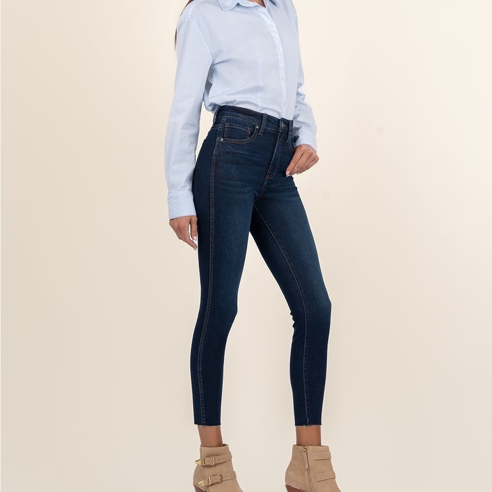 NWT Kut‎ from the Kloth Connie High Rise Slim Fit Ankle Skinny Size 00 (F1)
